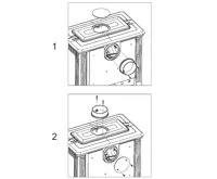 PLAMEN PLAMEN Litinová krbová kamna TENA N - černá (14)