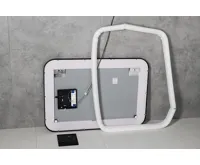 SAPHO CETIS zrcadlo s LED osvětlením 100x70cm, černá mat (3)