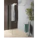 AQUALINE WALK-IN zástěna jednodílná k instalaci na zeď, 1000x1900 mm, sklo čiré