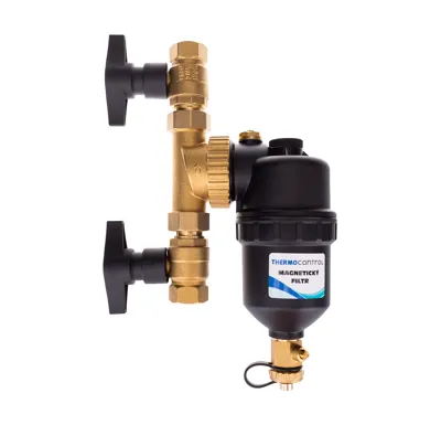 Magnetický filtr kotlový 1", černý
