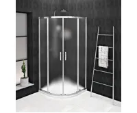 GELCO SIGMA SIMPLY čtvrtkruhová sprchová zástěna 800x800 mm, R550, sklo Brick