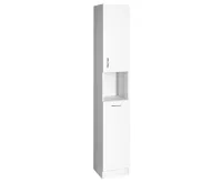AQUALINE SIMPLEX ECO vysoká skříňka s košem 30x180x30cm