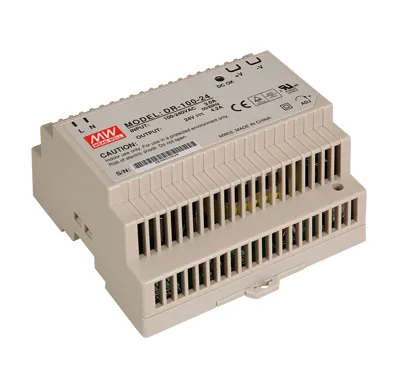 SANELA Napájecí zdroj na lištu, 85-240V AC/24V DC, 100W