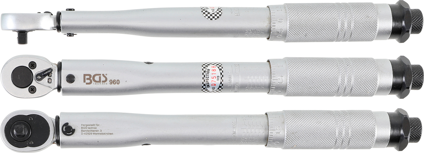 Bgs klíč momentový 1/4"  5 - 25 nm