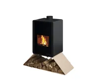 HS Flamingo Krbová kamna FLAMINGO DELUXE ® SENAI, krémová