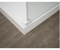 POLYSAN ESCA WHITE MATT jednodílná sprchová zástěna do prostoru, sklo Marron, 1100 mm (3)