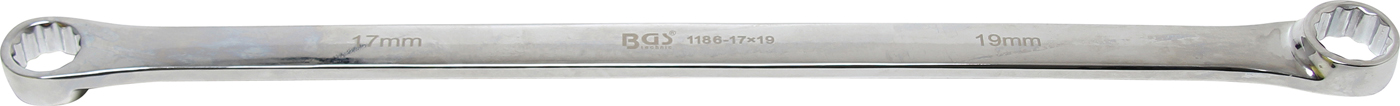 BGS Klíč očkový 17x19 mm, prodloužený