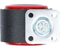 BGS Dvojité otočné kolečko, červené/černé, 50 mm (1)