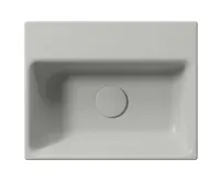 GSI NUBES keramické umývátko 40x32cm, bez otvoru, cenere mat (3)