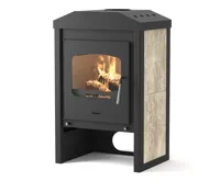 HS Flamingo Krbová kamna FLAMINGO ® VEGA dlažba Bělený dub