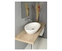 ISVEA SISTEMA keramické umyvadlo 75x42cm, bílá (1)