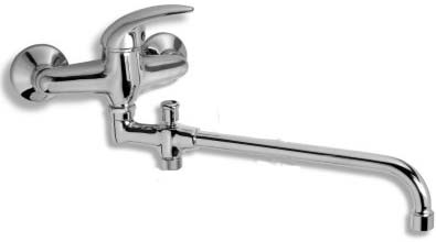 Novaservis paneláková baterie bez příslušenství 150 mm metalia 55 chrom - 55036/1,0