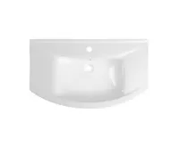 AQUALINE ZERO 86 keramické umyvadlo nábytkové 86x50cm, bílá (1)