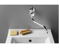 AQUALINE Nástěnný ventil 1/2", otočná hubice, chrom (4)