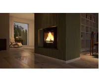 HS Flamingo Krbová vložka AQUAFLAM ® PANORAMA 25 s výměníkem a automatickou regulací hoření (36)