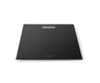 Digitální osobní váha s max. nosností 150kg, tvrzené sklo, černá (2)