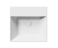 GSI KUBE X keramické umyvadlo 50x47cm, bez otvoru, bílá mat (3)