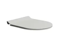 GSI PURA WC sedátko, SLIM, Soft Close, Quick Release, cenere mat/chrom GSI PURA WC sedátko, SLIM, Soft Close, Quick Release, cenere mat/chrom