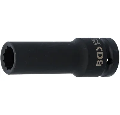 BGS Hlavice úderová 3/4" 19mm, 12 hran, prodloužená