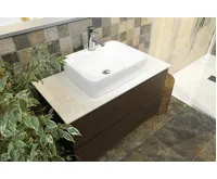 SAPHO BALENA keramické umyvadlo na desku 48x37cm, bílá (5)