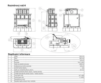 ABX Karelie -Kachlová kamna s výměníkem 10kw hnědá kach.sokl | AKCE Zdravá láhev 0,7l (1)