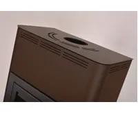 HS Flamingo Krbová kamna AQUAFLAM ® 12 s výměníkem - hnědá - sametová, manuální regulace (19)