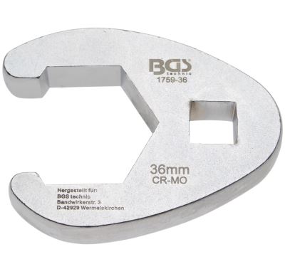 BGS Klíč plochý otevřený 1/2" 36 mm