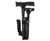 HomeLife Vycházková skládací hůl se světlem BH033