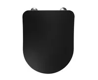 CREAVIT PAULA WC sedátko, SLIM, Soft Close, černá mat (1)