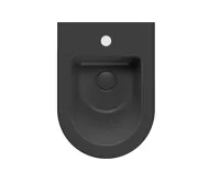 GSI KUBE X bidet závěsný 36x50cm, černá mat (2)