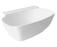 POLYSAN NIGRA volně stojící vana litý mramor 158x80x45cm, bílá POLYSAN NIGRA volně stojící vana litý mramor 158x80x45cm, bílá
