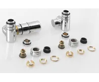 SAPHO CORNER COMBI připojovací sada ventilů termostatická triaxiální, levé provedení, chrom (3)