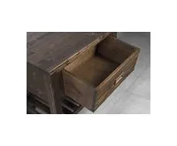 SAPHO BRAND umyvadlová skříňka 80x73x50cm, mořený smrk (1)