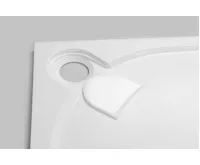 GELCO LARCA sprchová vanička z litého mramoru, čtverec 90x90cm, bílá (6)