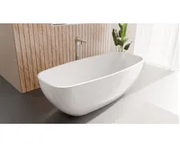 POLYSAN IPANEMA volně stojící vana litý mramor 168x72x49cm, bílá (3)