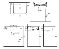 ISVEA SOTT AQUA keramické umyvadlo polozápustné, 59x49cm, bílá (7)