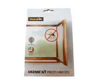 HomeLife Okenní síť proti hmyzu 130x150cm, bílá (5)