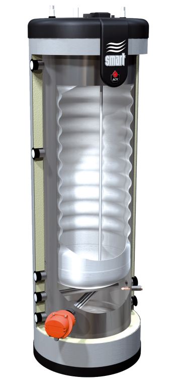 ACV SMART LINE E Plus 210 + el.top.tyč 3kW Nerezový ohřívač vody kombinovaný