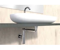 BONOMINI KING umyvadlový sifon šetřící místo, 5/4" odpad 32mm, ABS/chrom (3)