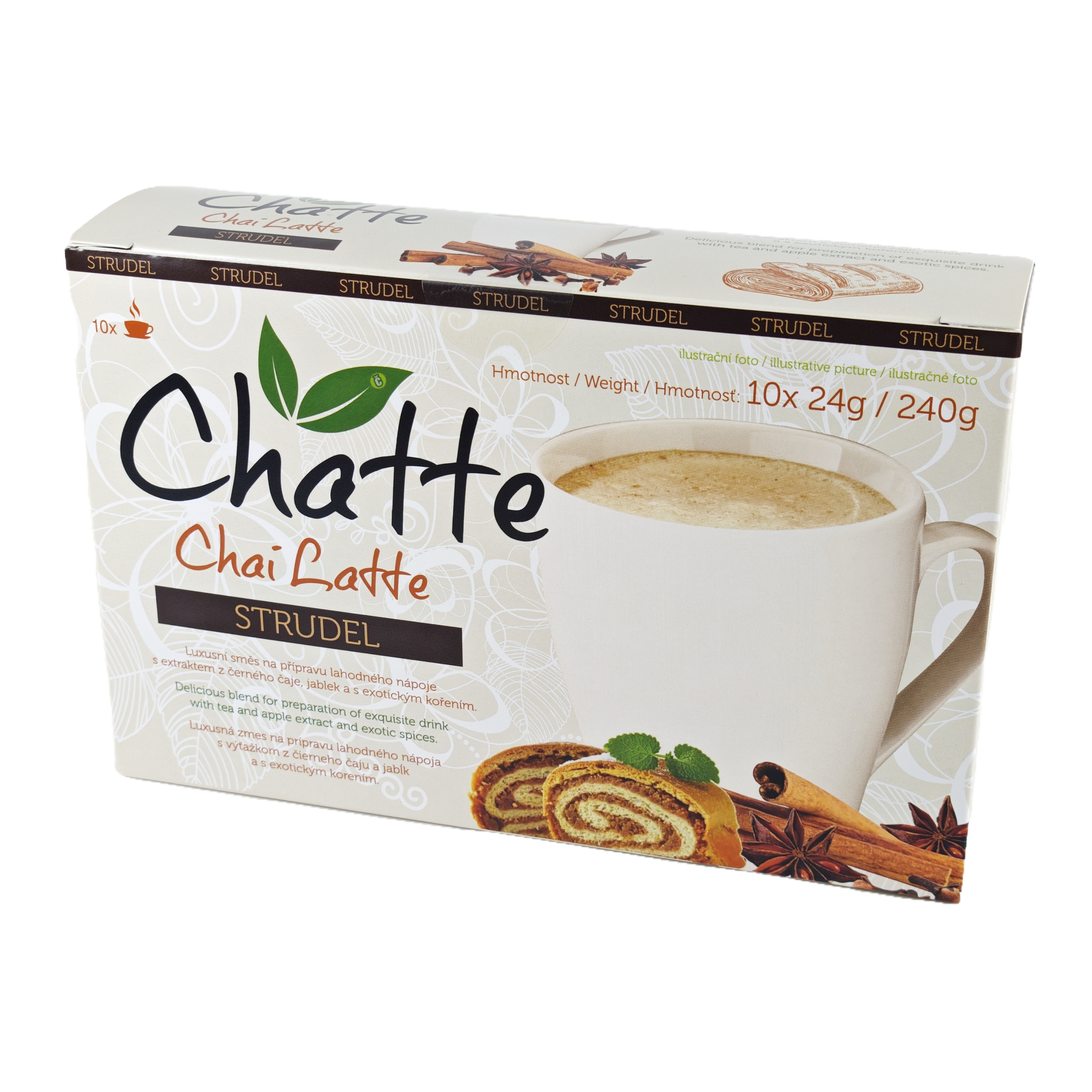 Chatte - chai latte strudel sáček 10x24g