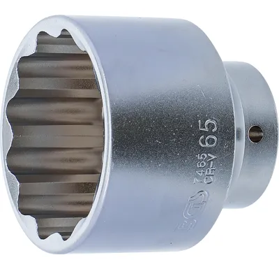 BGS Nástrčná hlavice dvanáctihranná, 20 mm (3/4"), 65 mm