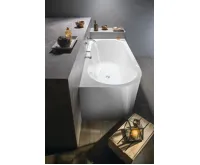 POLYSAN VIVA R MONOLITH asymetrická vana 170x75x60cm, bílá (5)