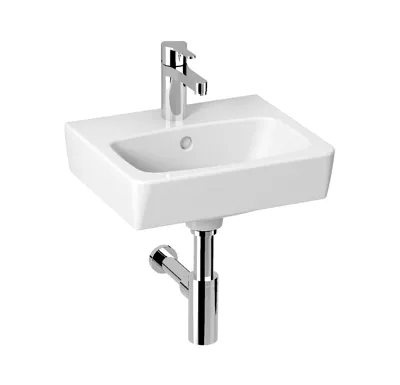JIKA LYRAplus Umyvátko 40x34cm s otvorem pro baterii, bílá