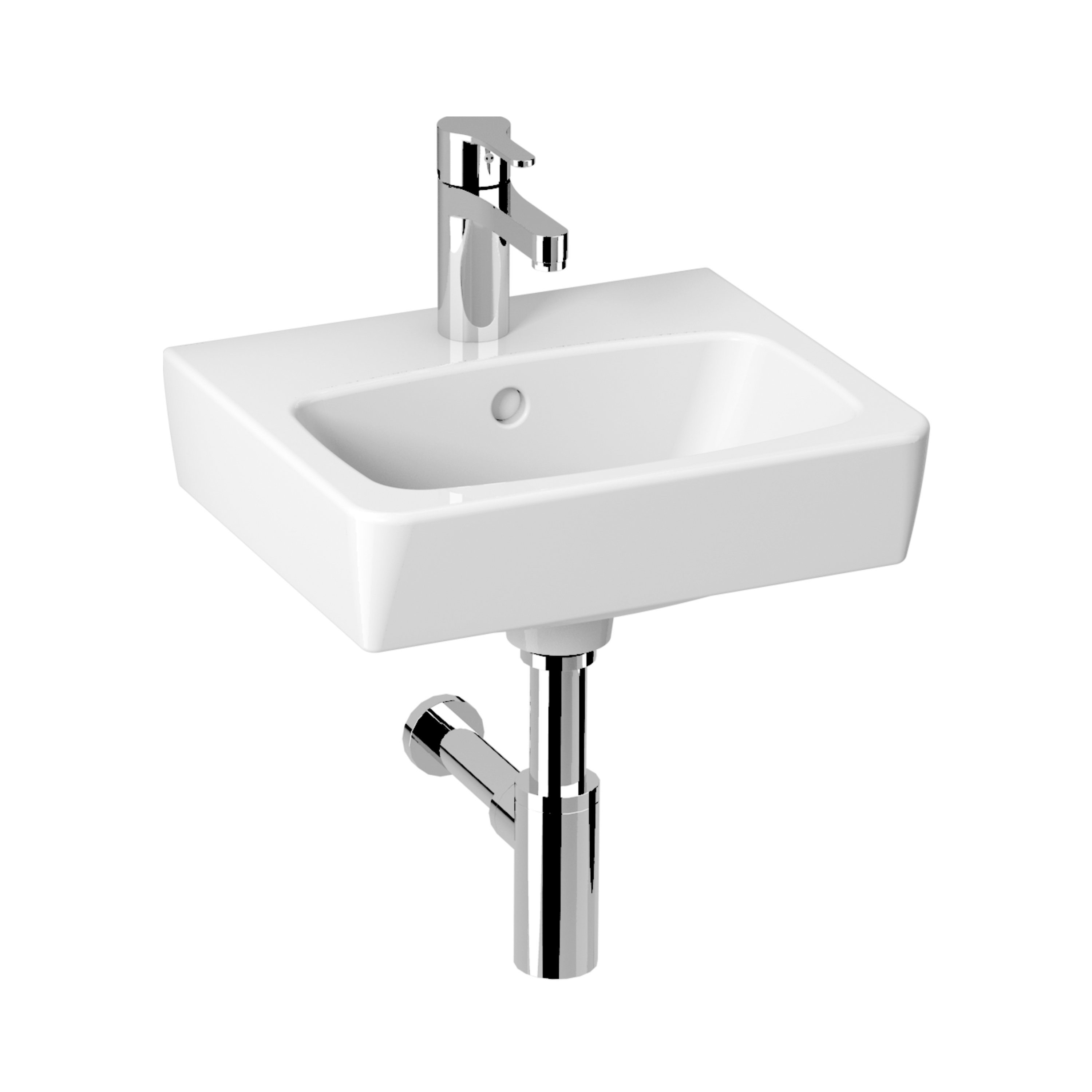 Jika lyraplus umyvátko 40x34cm s otvorem pro baterii, bílá