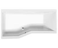 POLYSAN VERSYS L asymetrická vana 160x84x70x47cm, bílá POLYSAN VERSYS L asymetrická vana 160x84x70x47cm, bílá