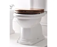 KERASAN RETRO WC sedátko Soft Close, ořech/bronz (3)