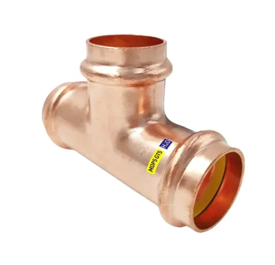 CU lisovací T-kus 9130 - 35 - pro topení i rozvod plynu