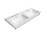 GSI NORM keramické dvojumyvadlo 125x50cm, 3 otvory, bílá ExtraGlaze (3)