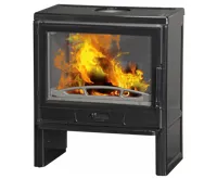 PLAMEN Litinová krbová kamna BARUN - černá