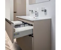 Mailo, koupelnová skříňka, bílá, 2 zásuvky,  810x700x480 mm (8)